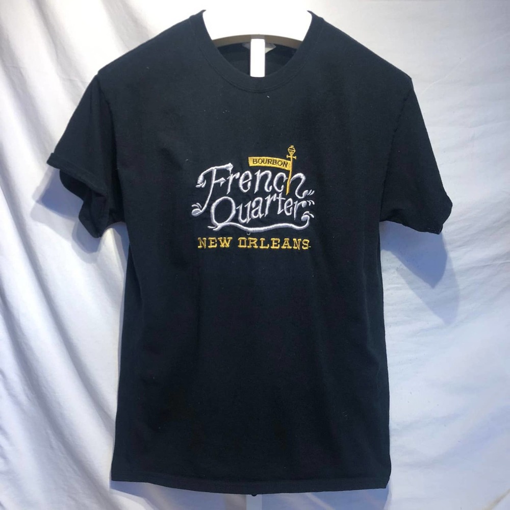 FRENCH QUARTER MARDI GRAS VINTAGE TOURIST T SHIRT